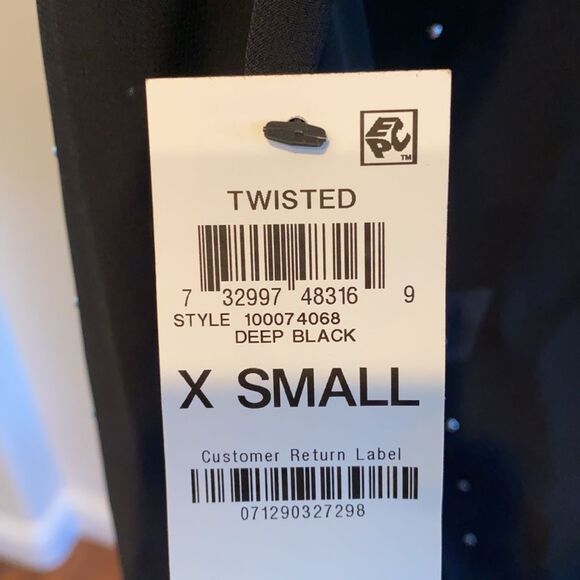 BN Bar III Twisted black blouse - Picture 5 of 6